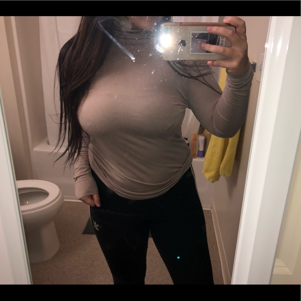 Brown Turtleneck